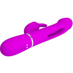 PRETTY LOVE - DEJON RABBIT 3-IN-1 MULTIFUNCTIONAL VIBRATOR, FUCHSIA