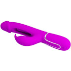 PRETTY LOVE - DEJON RABBIT 3-IN-1 MULTIFUNCTIONAL VIBRATOR, FUCHSIA