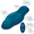 CALEXOTICS - BLUE DUAL MOTOR REMOTE CONTROL PILOT MASSAGER