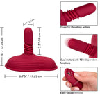 CALEXOTICS - RED DUAL MOTOR REMOTE CONTROL PILOT MASSAGER