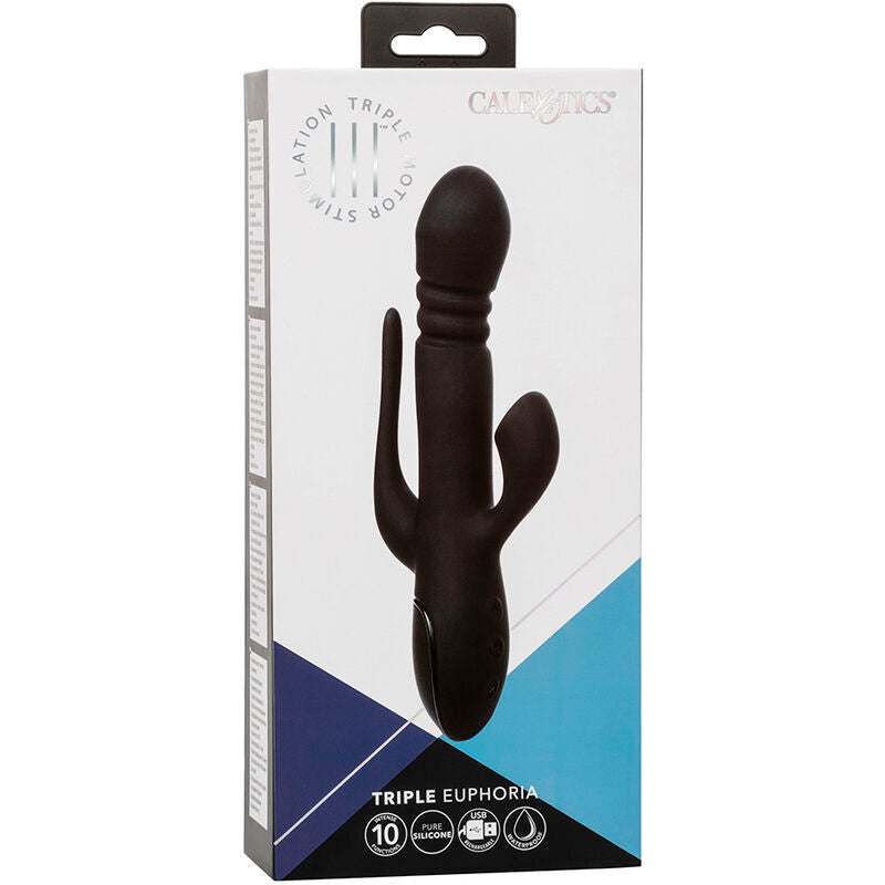 CALEXOTICS - VIBRATEUR BLACK TRIPLE EUPHORIA