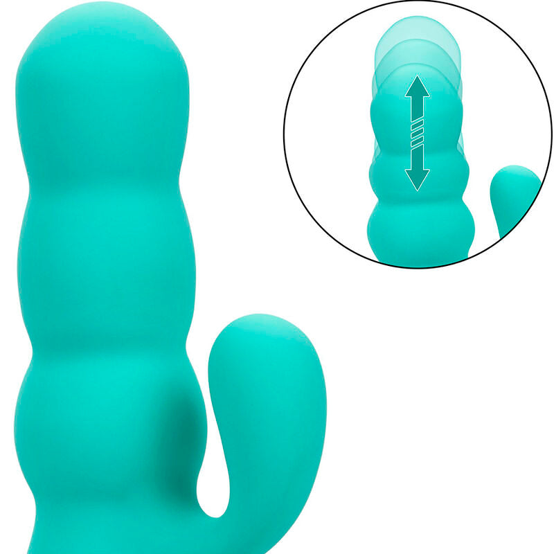 CALEXOTICS - CALIFORNIA DREAMING DEL MAR DIVA RABBIR VIBRATEUR VERT AQUA