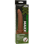 CALEXOTICS - PERFORMANCE MAXX RECHARGEABLE DOUBLE PÉNÉTRATEUR PEAU MARRON