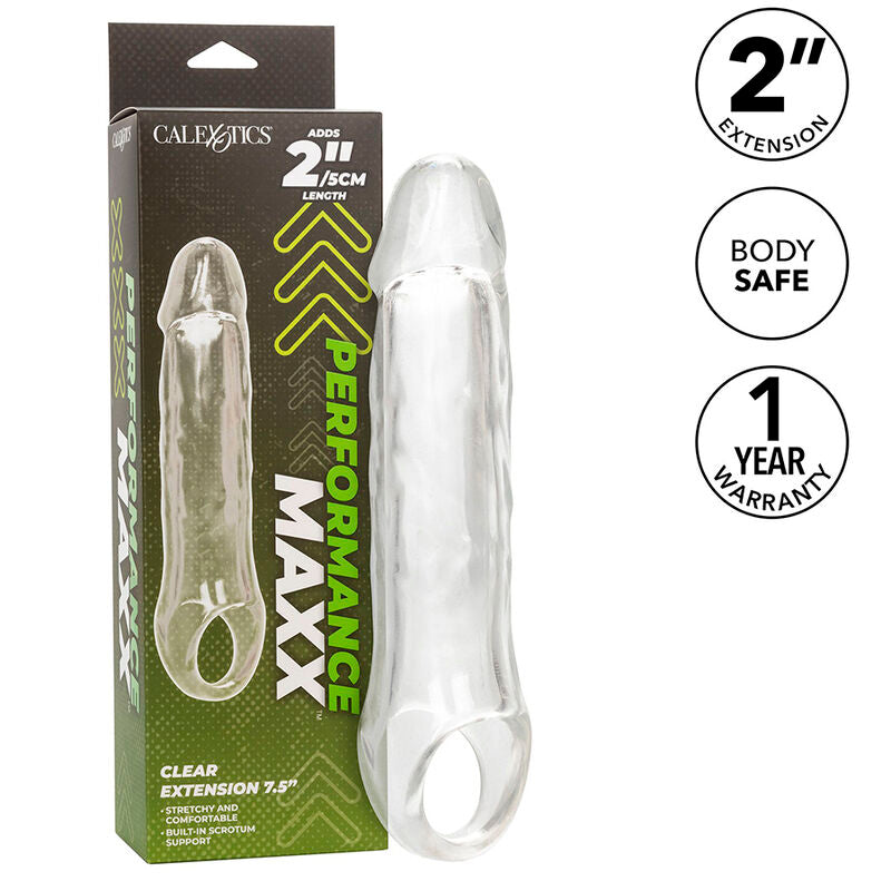 CALEXOTICS - PERFORMANCE MAXX EXTENSIONS TRANSPARENTES 7,5