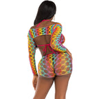 LEG AVENUE - MULTICOLOR THREE-PIECE SET