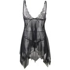 SUBBLIME - BABYDOLL IN TULLE LACE FABRIC S/M