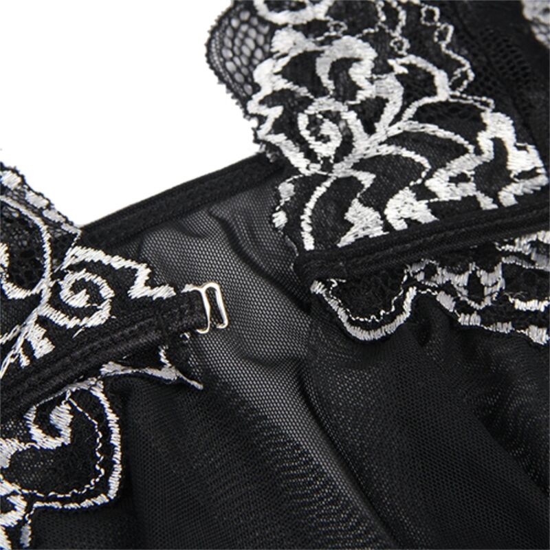 SUBBLIME - BABYDOLL IN TULLE LACE FABRIC S/M