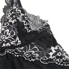 SUBBLIME - BABYDOLL IN TULLE LACE FABRIC S/M