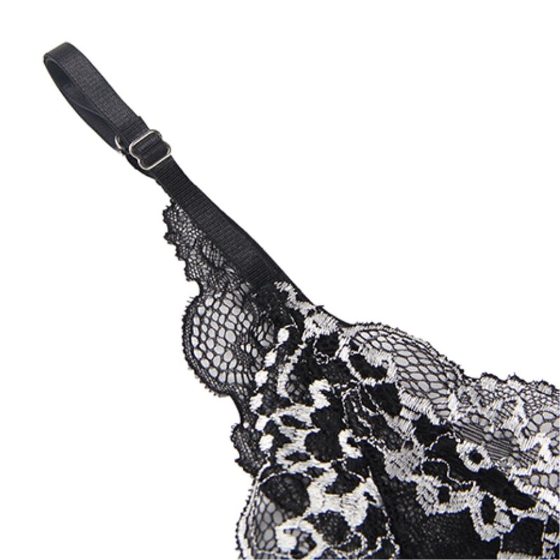 SUBBLIME - BABYDOLL IN TULLE LACE FABRIC S/M