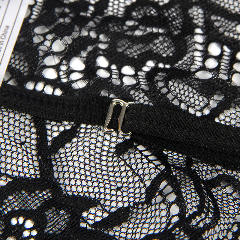 SUBBLIME - COMBINAISON DE POLICE EN DENTELLE NOIRE S/M