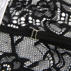 SUBBLIME - POLICE COSTUME BLACK LACE BODYSUIT S/M