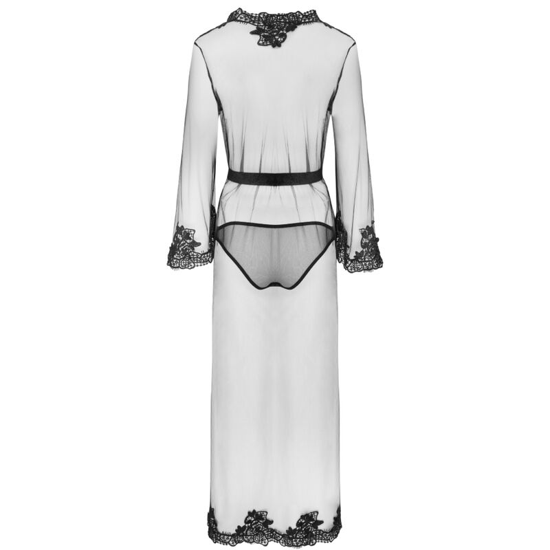 LIVCO CORSETTI FASHION - ROBE + CULOTTE NOKINA LC XG055 NOIRE TAILLE UNIQUE