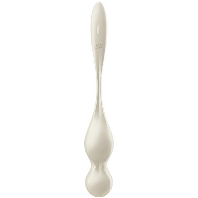 SATISFYER - BOULES DE KEGEL VIBRANTES BLANCHES LOVE BIRDS