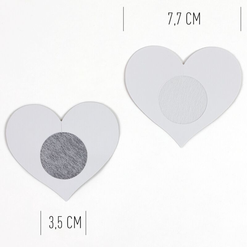 SECRET PLAY - WOW TITS! HEART-SHAPED NIPPLE COVERS