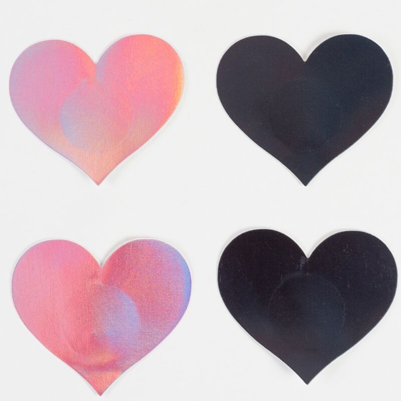 SECRET PLAY - WOW TITS! HEART-SHAPED NIPPLE COVERS