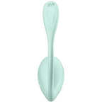 SATISFYER - STIMULATEUR DE POINT G PÉTALE VERT AQUA LISSE APPLICATION GRATUITE