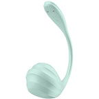 SATISFYER - STIMULATEUR DE POINT G PÉTALE VERT AQUA LISSE APPLICATION GRATUITE