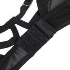 SUBBLIME - TWO-PIECE SET OF SHEER BRA AND STRIPES S/M