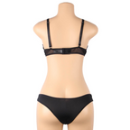 SUBBLIME - TWO-PIECE SET OF SHEER BRA AND STRIPES S/M