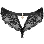 LIVCO CORSETTI FASHION - OKSURIN CROTCHLESS PANTY BLACK