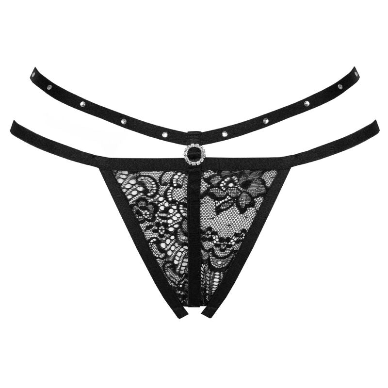 LIVCO CORSETTI FASHION - STRING NOIR SANS ENTREJAMBE NOMADE