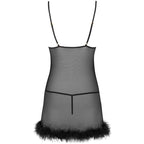 LIVCO CORSETTI FASHION - ZERUNAM BABYDOLL + BLACK THONG SET