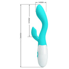 JOLI AMOUR - VIBRATEUR POINT G VERT AQUA