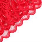 SUBBLIME - BABYDOLL IN SATIN WITH RED LACE S/M