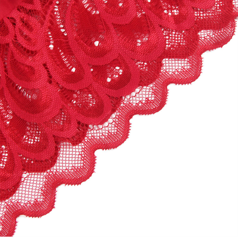 SUBBLIME - BABYDOLL IN SATIN WITH RED LACE S/M