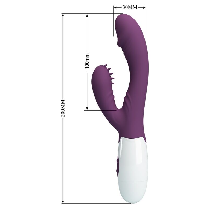 JOLI AMOUR - VIBRATEUR ET STIMULATEUR DE POINT G ANDRE RABBIT VIOLET