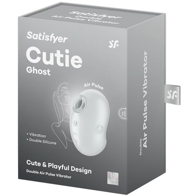 SATISFYER - VIBRATEUR FANTÔME CUTIE BLANC