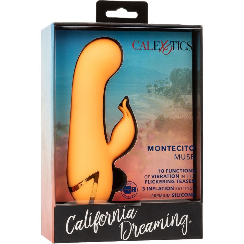CALEXOTICS - VIBRATEUR MONTECITO MUSE LAPIN ORANGE PAR CALIFORNIA DREAMING