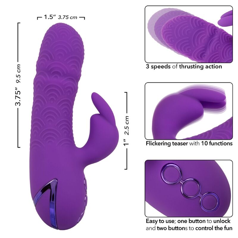 CALEXOTICS - MANHATTAN BEACH MARVEL CALIFORNIA DREAMING VIBRATEUR LAPIN VIOLET