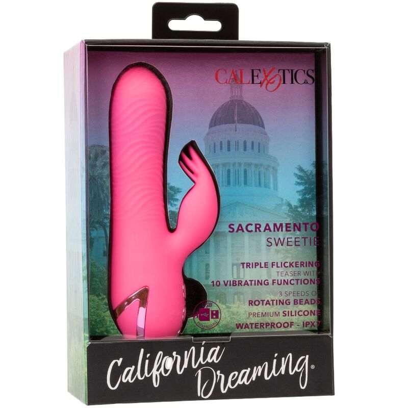 CALEXOTICS - VIBRATEUR SACRAMENTO SWEETIE ROSE PAR CALIFORNIA DREAMING