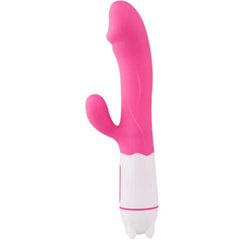 ARMONY - VIBRATEUR HAPPY ET STIMULATEUR FUCHSIA RECHARGEABLE