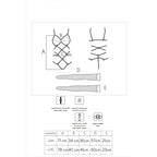 LIVCO CORSETTI FASHION - THIARA LC 20213 BODY + BAS ENSEMBLE ROUGE S/M