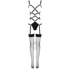 LIVCO CORSETTI FASHION - THIARA LC 20213 ENSEMBLE BODY + BAS NOIR S/M