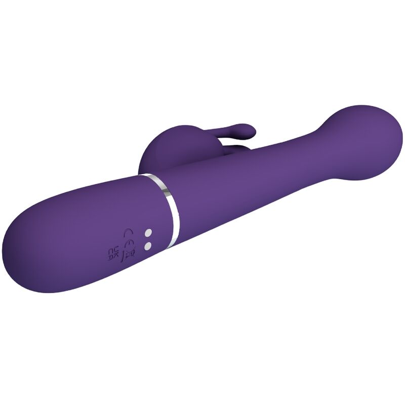 JOLI AMOUR - DEJON VIBRATEUR LAPIN MULTIFONCTIONNEL 3 EN 1 VIOLET