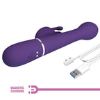 JOLI AMOUR - DEJON VIBRATEUR LAPIN MULTIFONCTIONNEL 3 EN 1 VIOLET