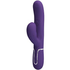 PRETTY LOVE - PERLITA VIBRATEUR POINT G MULTIFONCTIONNEL 3 EN 1 VIOLET