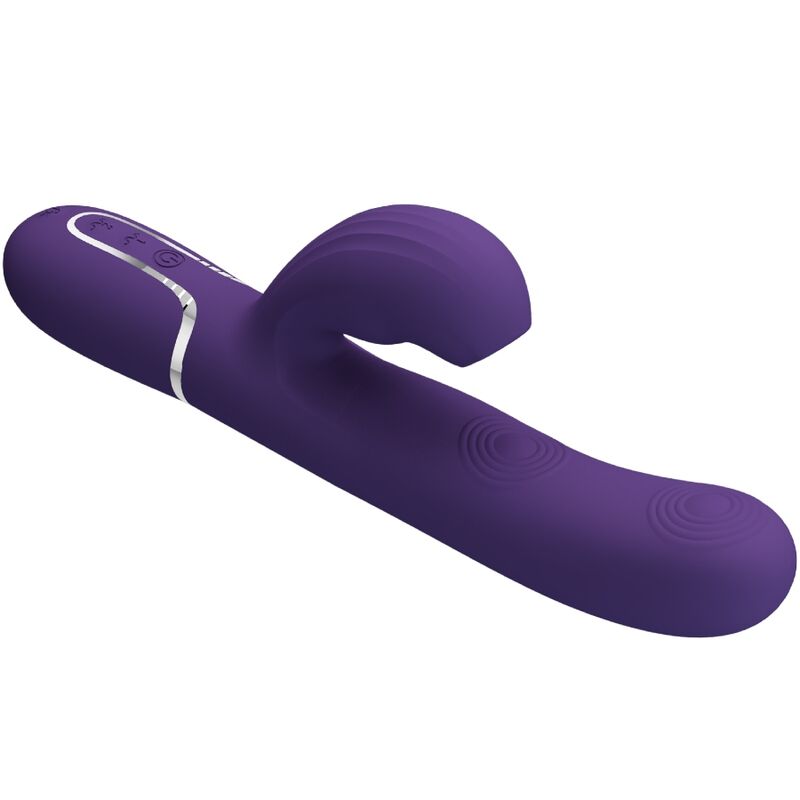 PRETTY LOVE - PERLITA VIBRATEUR POINT G MULTIFONCTIONNEL 3 EN 1 VIOLET