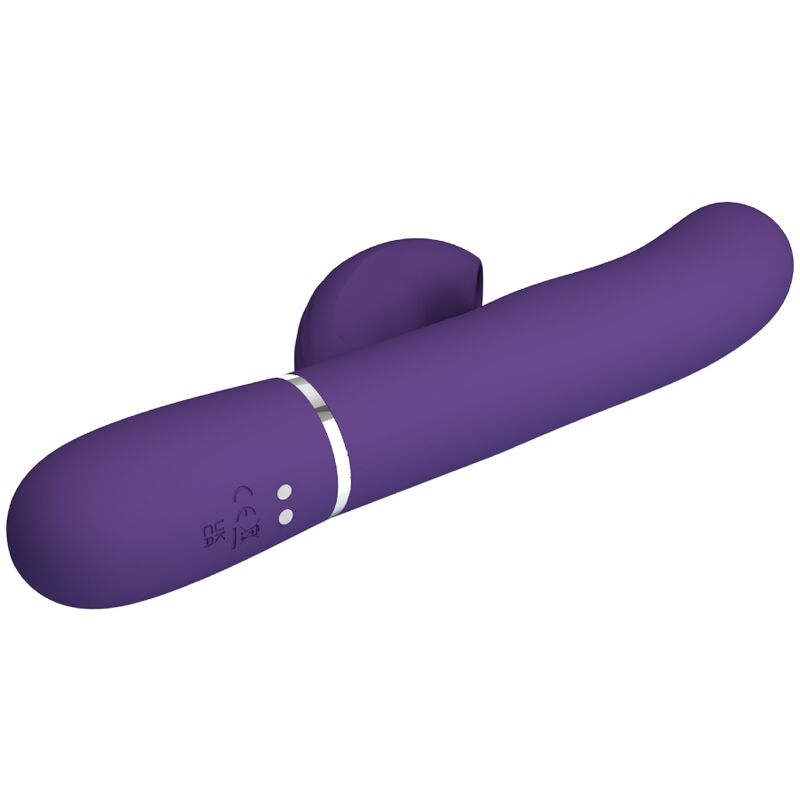 PRETTY LOVE - PERLITA VIBRATEUR POINT G MULTIFONCTIONNEL 3 EN 1 VIOLET