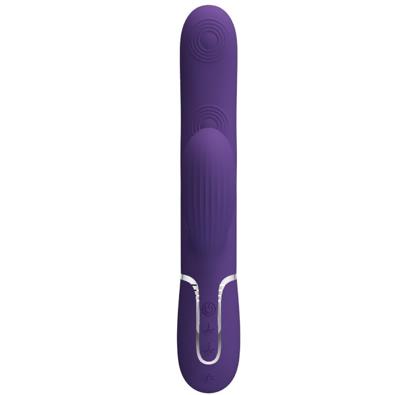PRETTY LOVE - PERLITA VIBRATEUR POINT G MULTIFONCTIONNEL 3 EN 1 VIOLET
