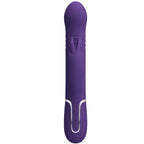 PRETTY LOVE - VIBRATEUR LAPIN AU CHARBON VIOLET 4 EN 1