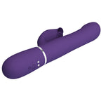JOLI AMOUR - VIBRATEUR LAPIN PEARL ZALIN 4 EN 1 VIOLET