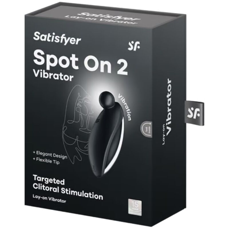 SATISFYER - SPOT ON 2 VIBRATEUR NOIR