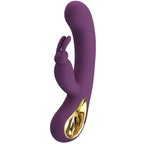 PRETTY LOVE - VIBRATEUR ET STIMULATEUR DE POINT G LIAM PURPLE RABBIT