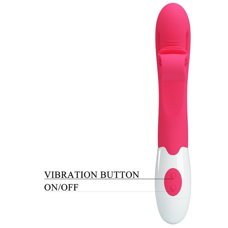 ROMANCE - VIBRATEUR ET STIMULATEUR ROSE À 30 VITESSES
