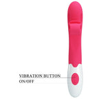 ROMANCE - VIBRATEUR ET STIMULATEUR ROSE À 30 VITESSES