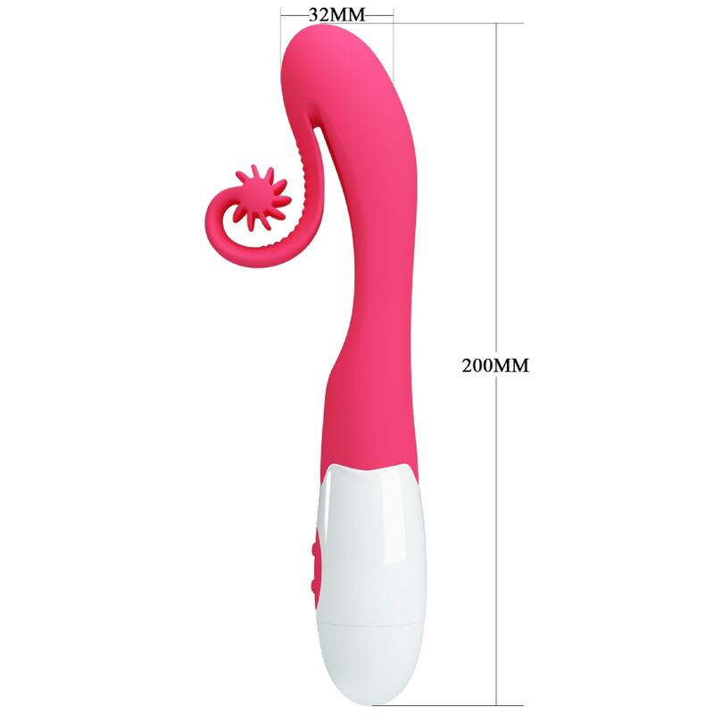 ROMANCE - VIBRATEUR ET STIMULATEUR ROSE À 30 VITESSES